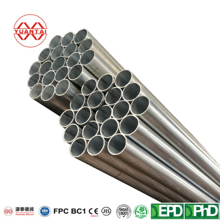 OBM Pre galvanized round steel pipe factory