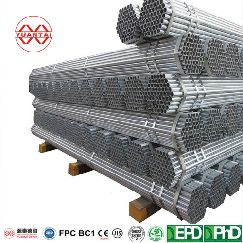 OEM galvanized round steel pipe manufacturer