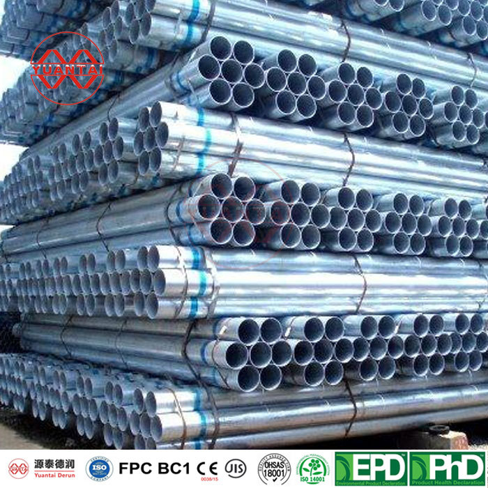 OBM galvanized round steel pipe manufacturer