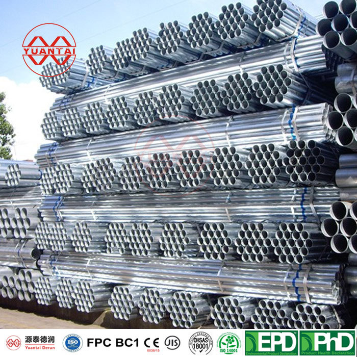 hot galvanized round steel hollow section factory