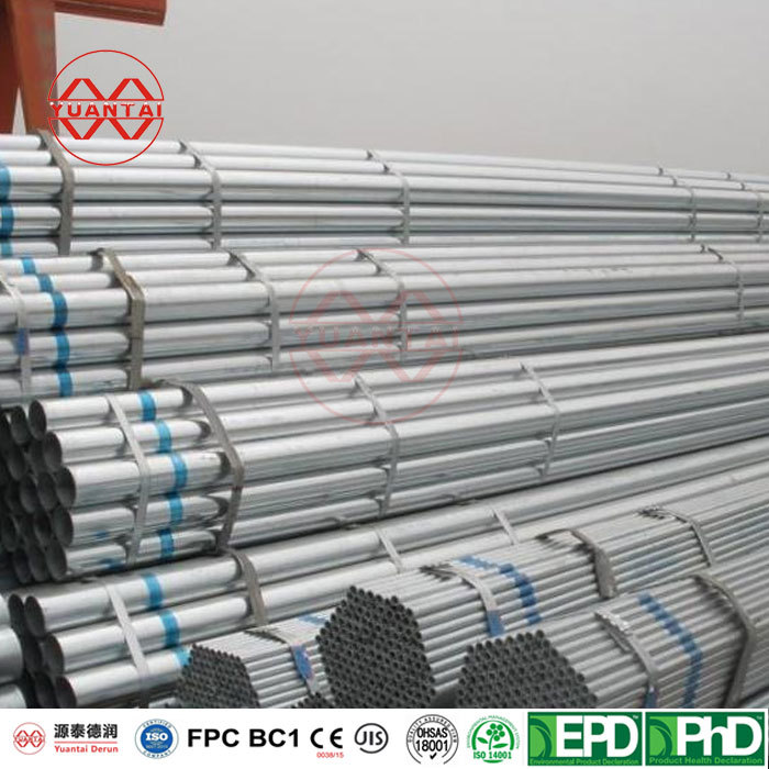 China hot galvanized round steel tube mill