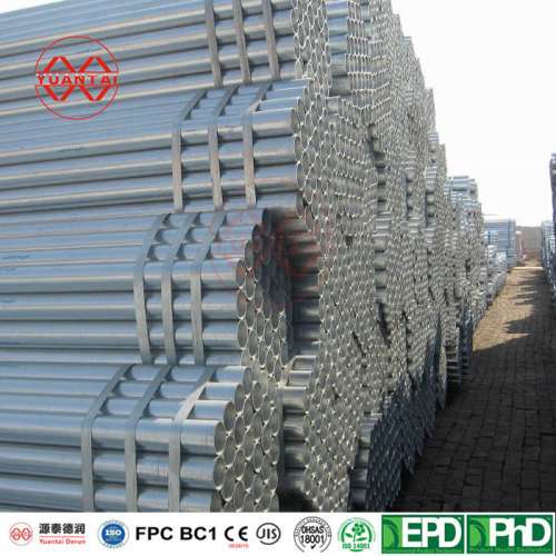 China GI round steel tube factory
