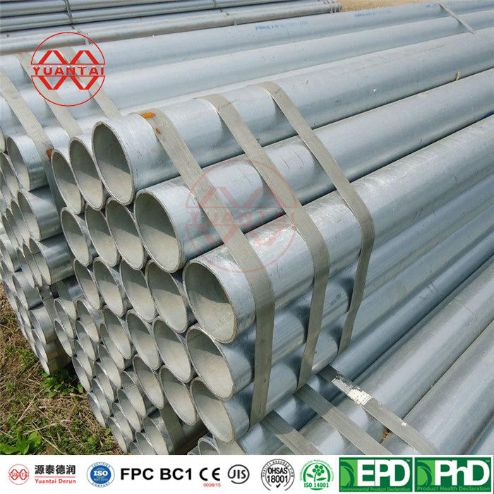 hot GI round steel hollow section manufacturer yuantaiderun