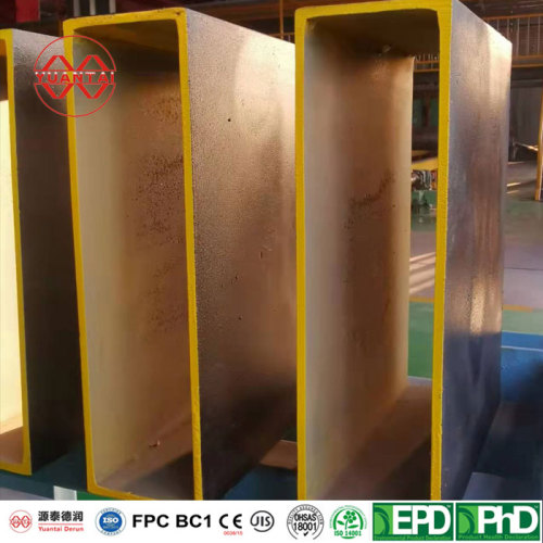 big rectangular steel hollow section factory yuantaiderun (accept OEM customization)