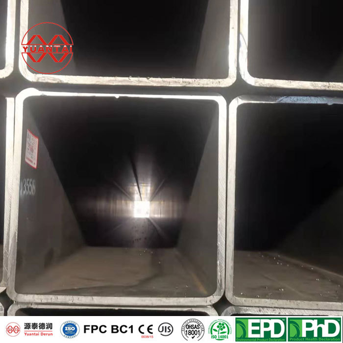 Structural square steel pipe manufacturer China yuantaiderun
