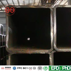 Square rectangular pipe for fabricated building structure