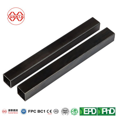 Square and rectangular steel pipe for high speed