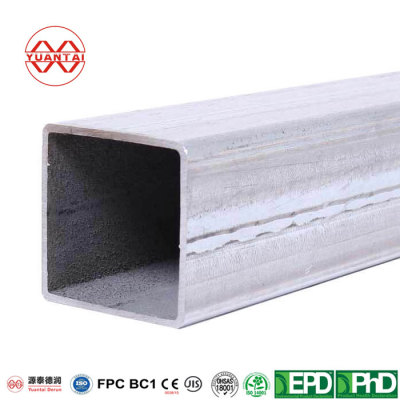 hot dip galvanized square steel hollow section China yuantaiderun