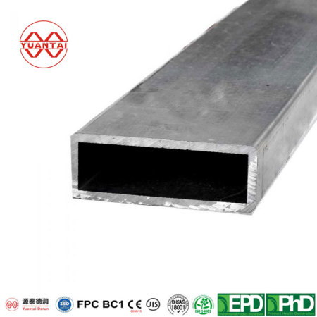 hot dip galvanized rectangular tube supplier China