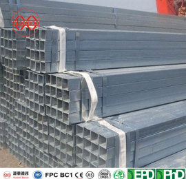 hot dip galvanized rectangular pipe factory China