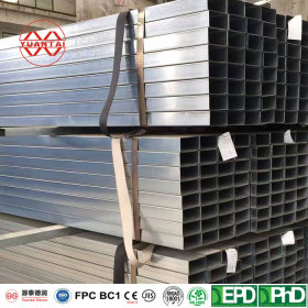 Hot Dip Galvanized Rectangular Steel Pipe Factory China