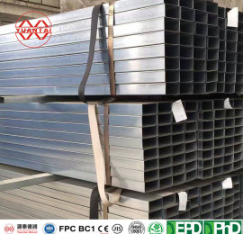 hot dip galvanized rectangular steel pipe factory China