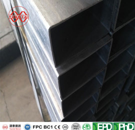 hot dip galvanized rectangular steel pipe mill China