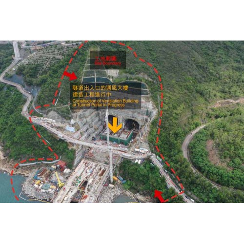 Yuantai Derun Steel Pipe Manufacturing Group Project Case Episode 4: Building Structural Components for Noise Barrier and Highway Sign Gantry in Tseung Kwan O - Lam Tin Tunnel Project