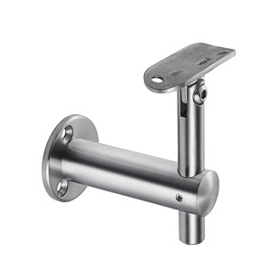 Adjustable stainless steel bracket on clip wall