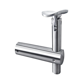 Adjustable balustrade handrail bracket