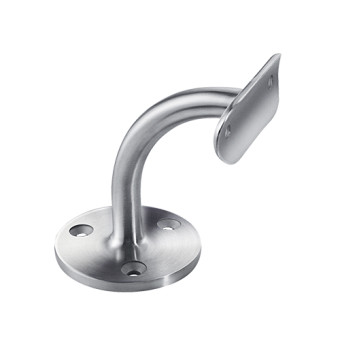 Wall to handrail bracket with smooth corners