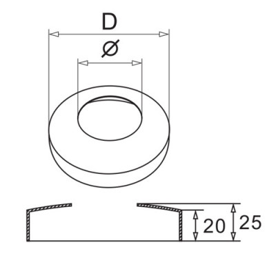 Round tube cover cap dome