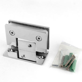 Diagonal heavy-duty 90 degree hinge