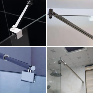 Stainless steel shower square pull rod