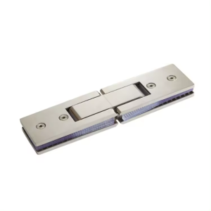 Rectangular stainless steel glass double-sided 180 degree shower glass door fixed hinge