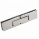 Rectangular stainless steel glass double-sided 180 degree shower glass door fixed hinge