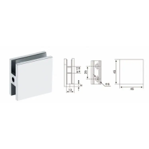 Stainless steel shower partition brace