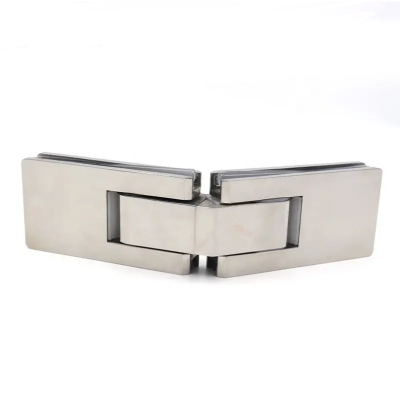 Stainless steel glass double-sided 135 degree shower glass door fixed hinge