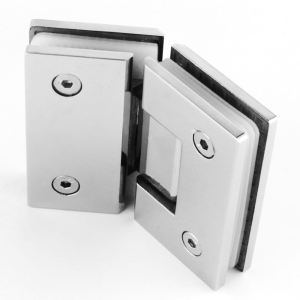 Stainless steel 135 degree shower glass door fixed hinge