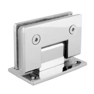 Modern 90 degree wall to glass shower hinge