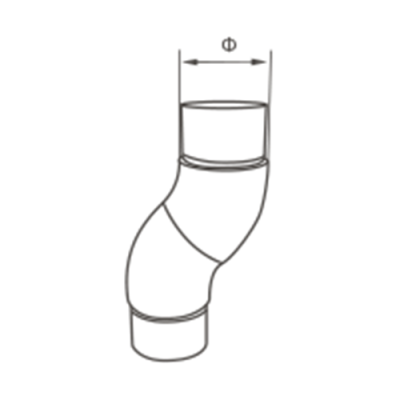 Flexible connector for stainless round handrail