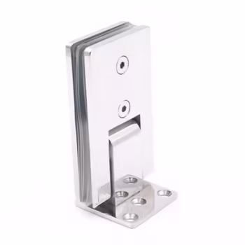 SUS304 Stainless Steel Heavy Duty Shower Door Hinge Rectangle 90 Degree Shower Room