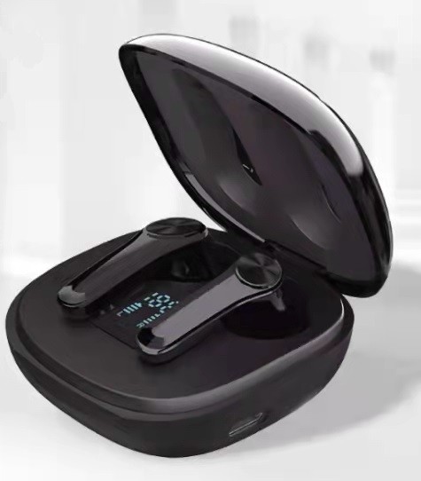 Auriculares inalámbricos Bluetooth 5.1 Auriculares con ciclo de reproducción de 30H Micrófono incorporado Auriculares a prueba de agua IPX5 con estuche de carga para auriculares estéreo internos para Android, etc. JY-TWS03