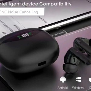 Wireless Earbuds Bluetooth 5.1 Headphones with digital display with Charging Case for in-Ear Buds Stereo Earphones for Android JY-TWS02