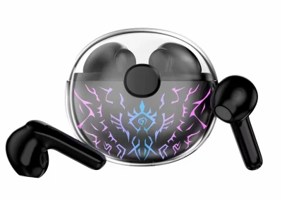 True Wireless Earbuds with Charging Case for Gaming Bluetooth 5.1 Headphones with RGB for  Wholesale JY-TWS10
