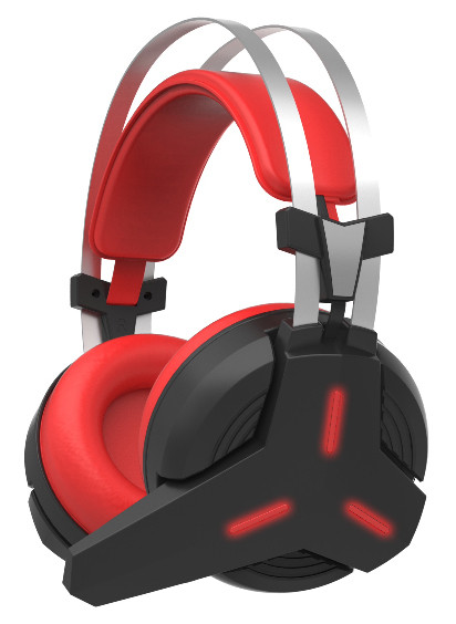 带麦克风和 LED 灯的 PC 游戏耳机 | 3.5mm USB 耳罩式游戏耳机批发，兼容 PS4、PS5、Xbox One、电脑，适用各种头型 JY-M286