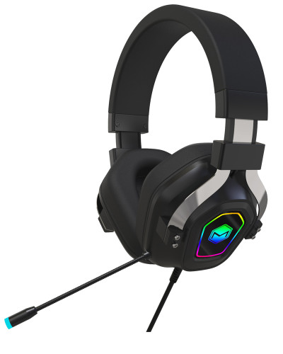 Auriculares para juegos con luces RGB | Venta al por mayor de auriculares para juegos sobre la oreja, para PS4, PS5, Xbox One, computadora JY-M506