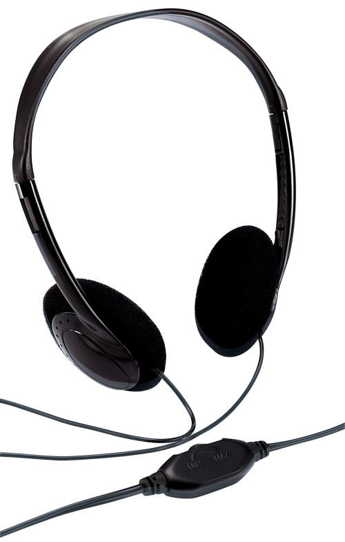 批发可调节线控轻量耳机带音量控制和麦克风|PC头戴式耳机，适用于学校、电脑、笔记本电脑、旅行、飞机、平板电脑（6色混色）JY-H831