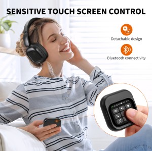 Wholesale Hybrid Wireless Noise Cancelling Headphones With Touch Screen |Gaming over ear headsets With Mic|OEM/ODM-JY-BN618