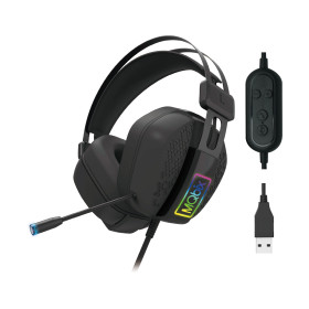 PC Gaming Headphone with Microphone with RGB Lights |Over-Ear Gaming Headset Wholesale for PS4, PS5, Xbox One, Computer, Applicable Various Head Types JY-M507