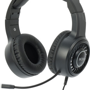USB Gaming Headphone with ENC Noise cancelling Microphone and LED Lights | Over Ear Gaming Headset Wholesale, Compatible with PS4, PS5, Xbox One, Computer JY-M302A