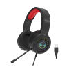 USB Gaming Headphone with ENC Noise cancelling Microphone and LED Lights | Over Ear Gaming Headset Wholesale, Compatible with PS4, PS5, Xbox One, Computer JY-M302A