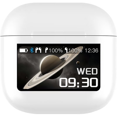 OEM & ODM Wireless Earbuds Bluetooth 5.4 JY-TWS17 with Screen Display and Charging Case - Wholesale True Wireless Headphones for Brands, Importers & Retailers - Customizable Color & Logo Options Available