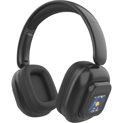 Wholesale Hybrid ANC Bluetooth 5.4 Headphone Removable Magnetic Touch Screen 50h Play Time Noise Cancellation Application Control JY-BN618
