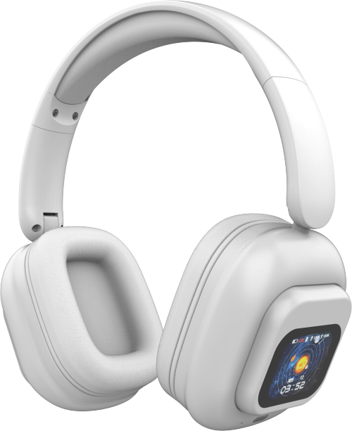 Wholesale Hybrid ANC Bluetooth 5.4 Headphone Removable Magnetic Touch Screen 50h Play Time Noise Cancellation Application Control JY-BN618