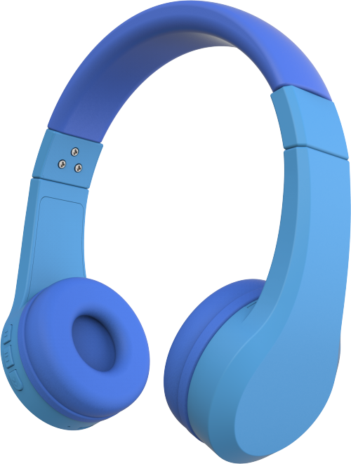 Custom 85dB Wireless Headphones for Kids | LED Battery Indicator | Non-Noise Cancelling | for School Travel | JY-BT273