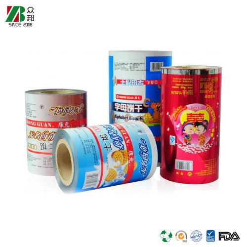 China Supplier Food Grade Snack Packing Film Rolls/ Cookie Wrappers/ Cracker Packaging