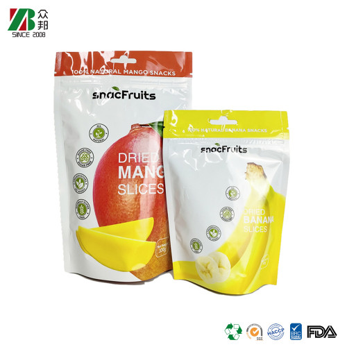 China Supplier Dry Food Packaging Bag with Zipper Seal