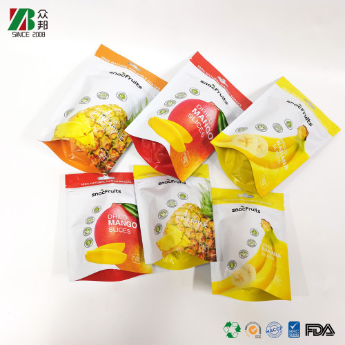 China Supplier Dry Food Packaging Bag with Zipper Seal
