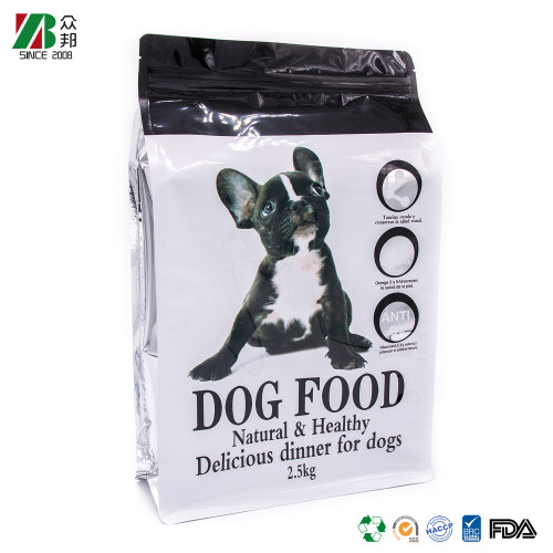 ZB Packaging Chinese Plastic Bag Manufacturer OEM ODM Zipper Bag Factory Moistureproof Pet Dog Food Packaging Bag